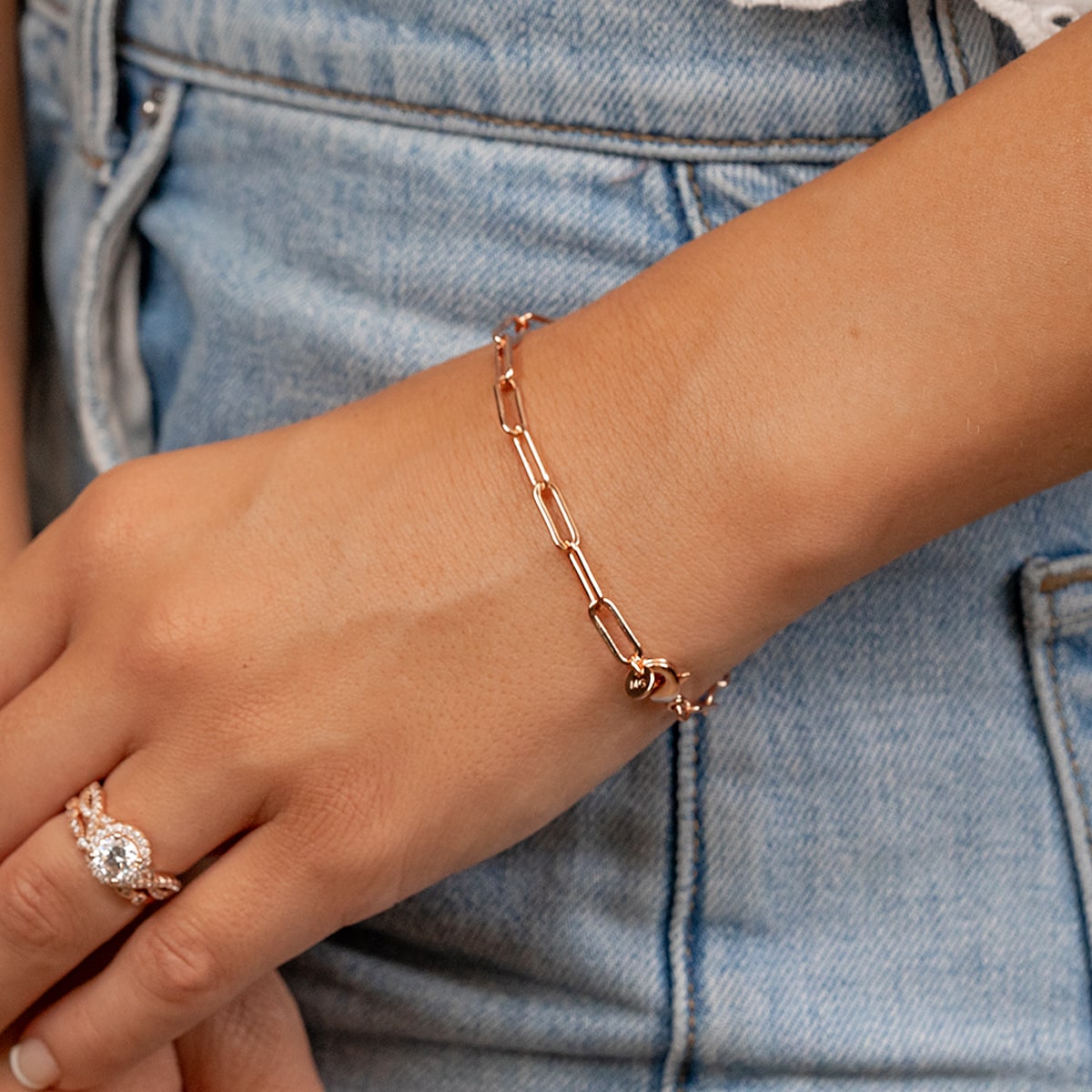 Rose Gold Chain Bracelet