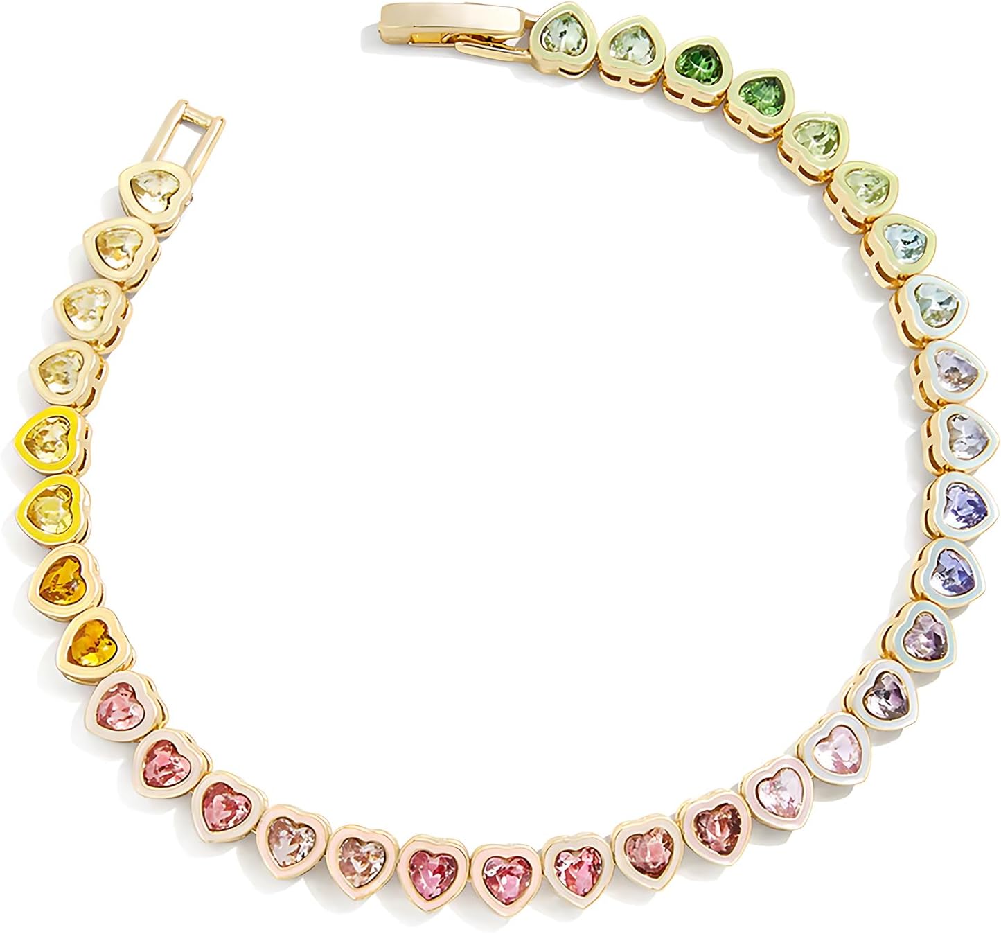 Rainbow Tennis Bracelet