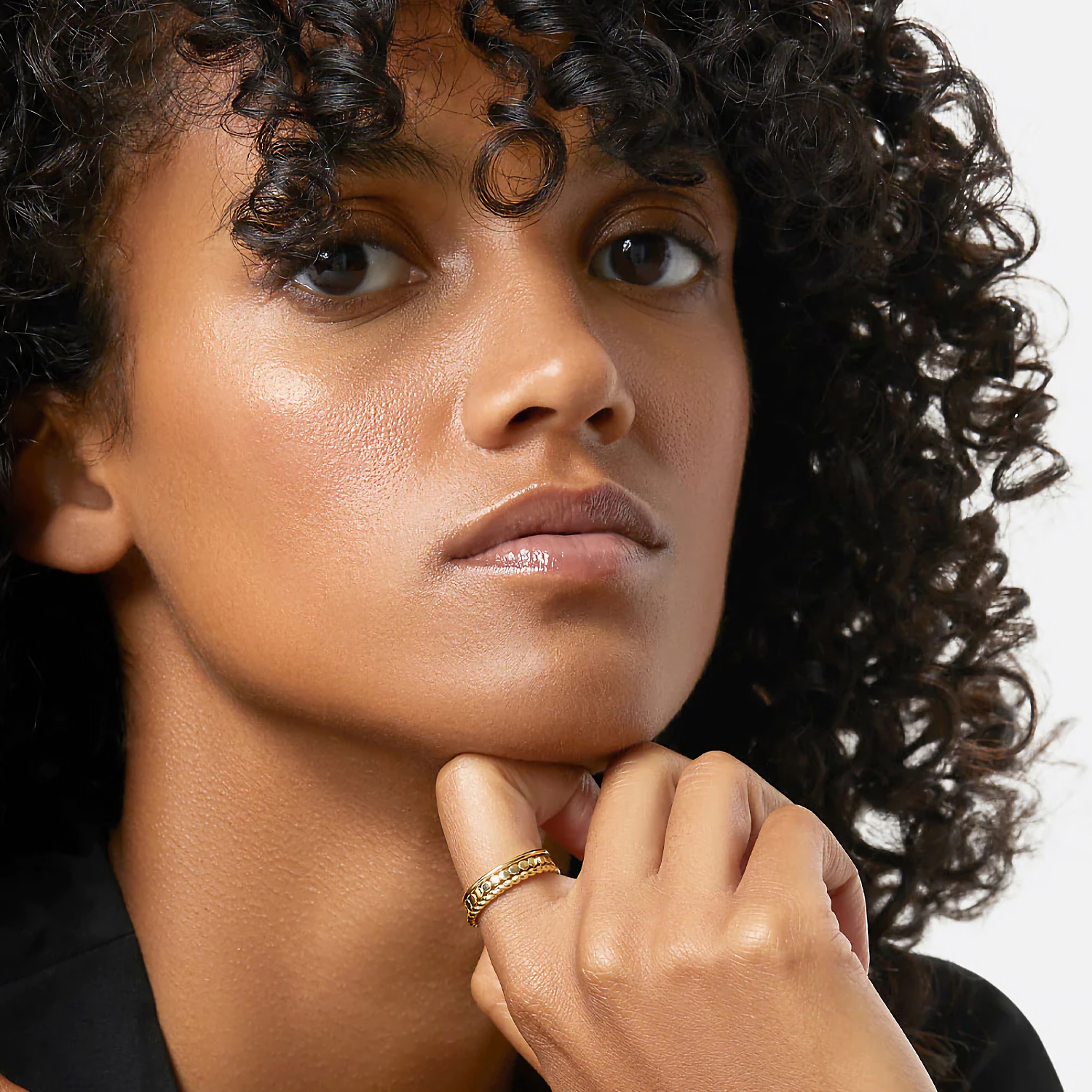 14K Gold Filled Plain Rings Set