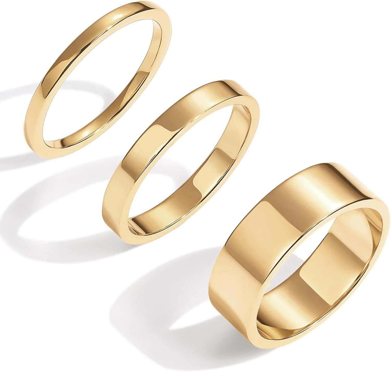 14K Gold Filled Minimalist Ring Set