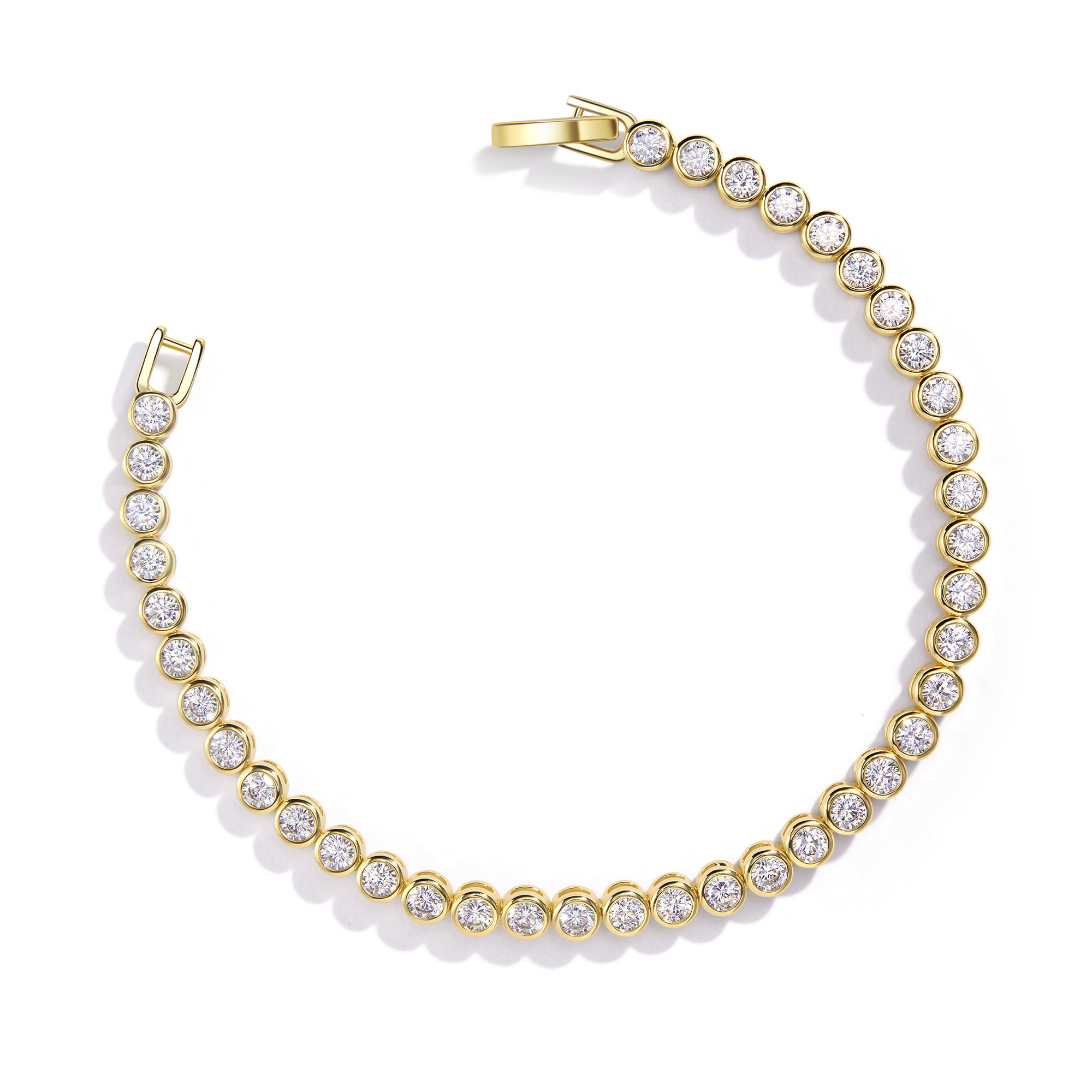 14k Gold Filled Circle Bracelet