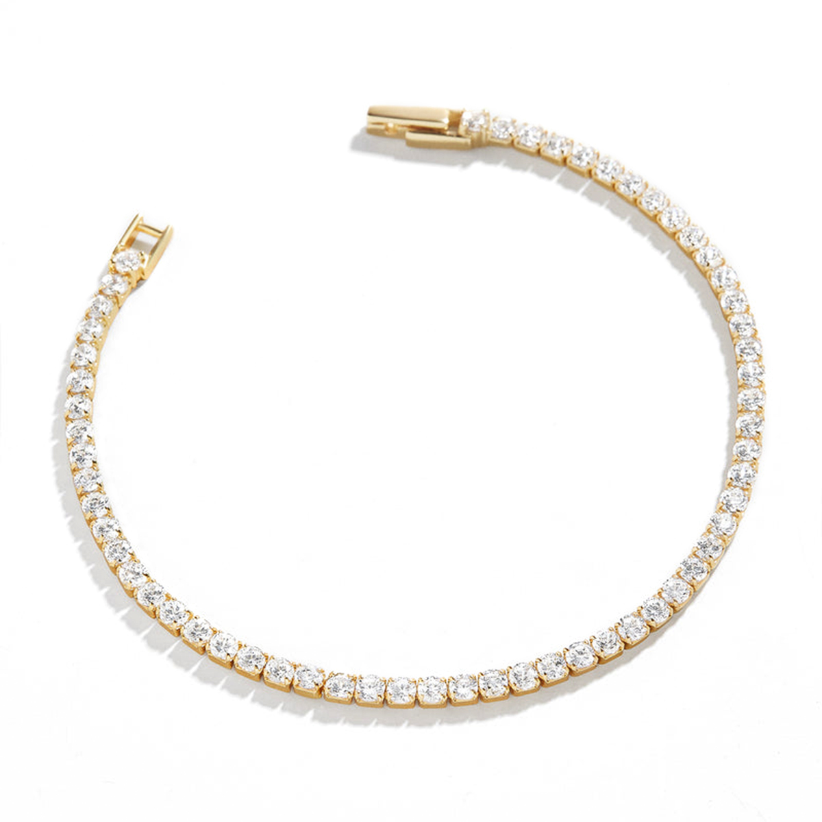 Square Tennis Bracelet